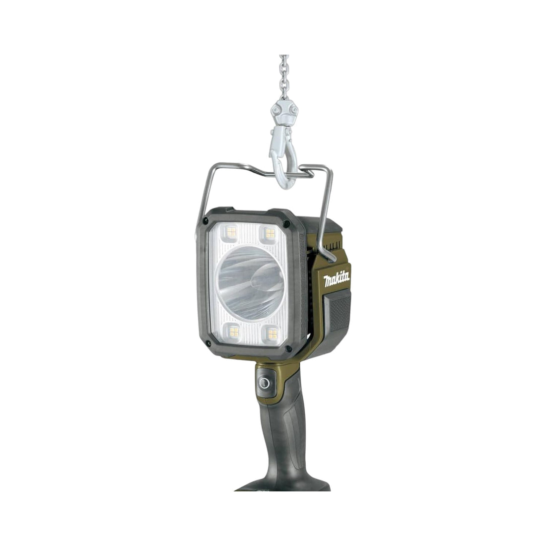 Makita DML 812 O Lámpara de mano sin cable 18 V 1250 lm LED Verde Oliva Outdoor Adventure Special Edition Solo - sin batería, sin cargador