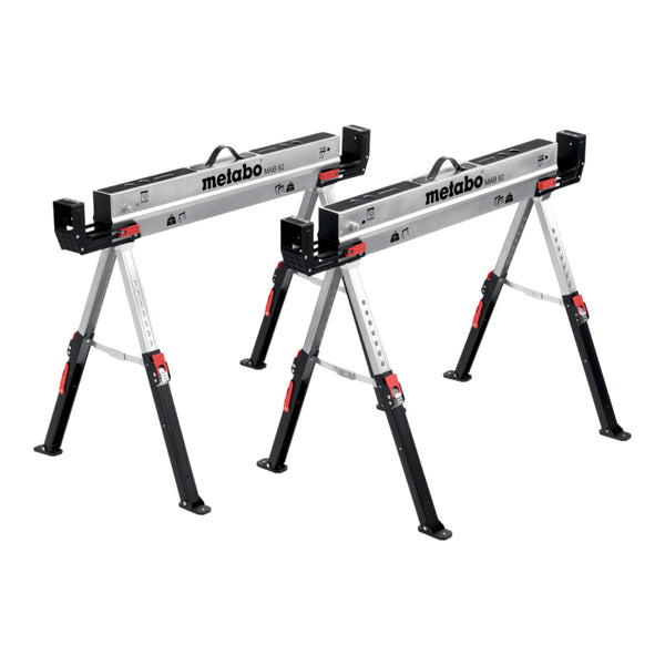 Metabo MAB 82 Juego de caballetes de trabajo 520 kg 820 mm 2 uds. ( 626990000 )