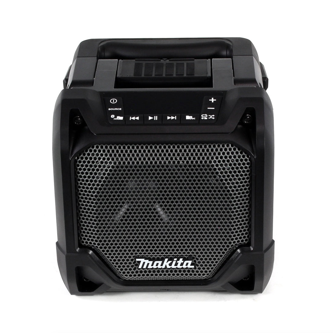 Altavoz de obra Makita DMR 202 ZB negro Bluetooth batería y funcionamiento con red - sin batería, sin cargador