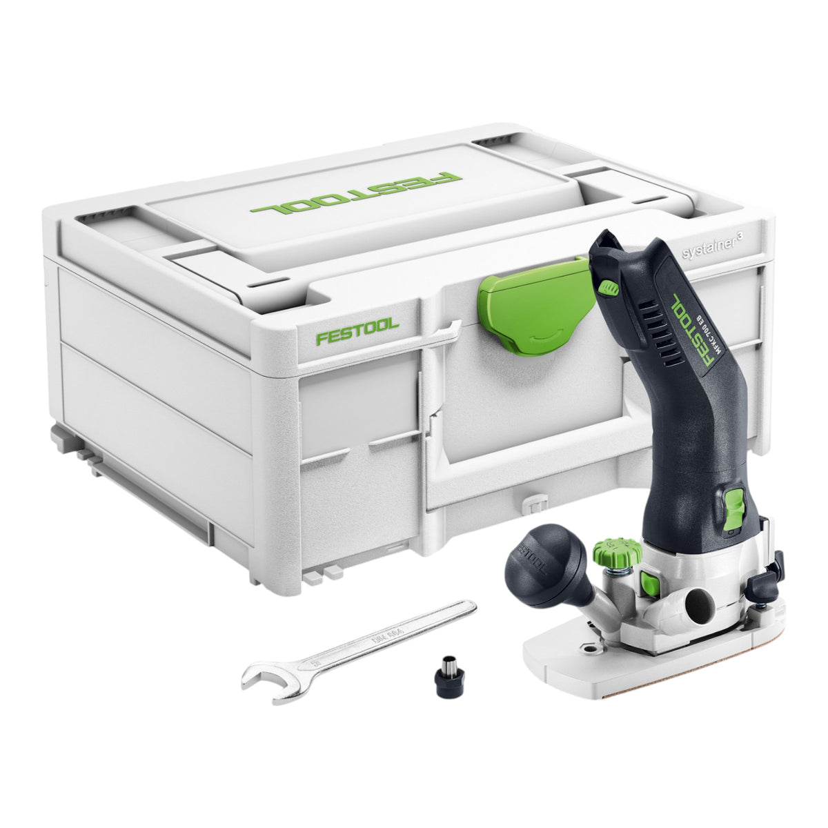 Módulo de batería Festool MFKC 700 EB-Basic Fresadora de cantos 18 V 8 mm sin escobillas (578011) + Systainer - sin batería, sin cargador