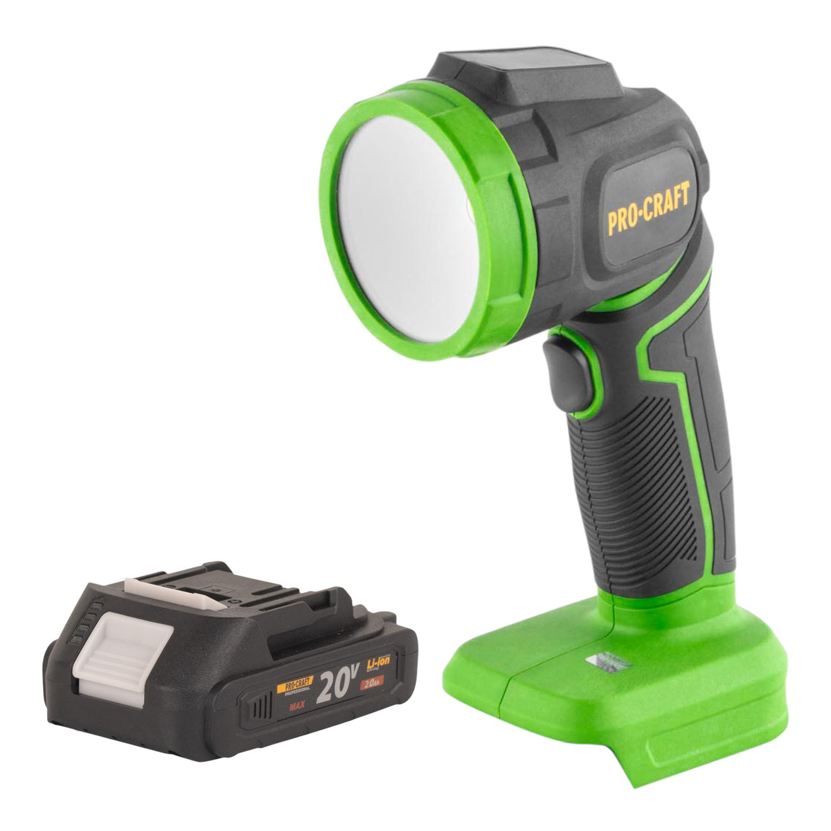 Procraft LL18bb Foco LED a batería 20 V 300 lm + 1 batería 2,0 Ah - sin cargador