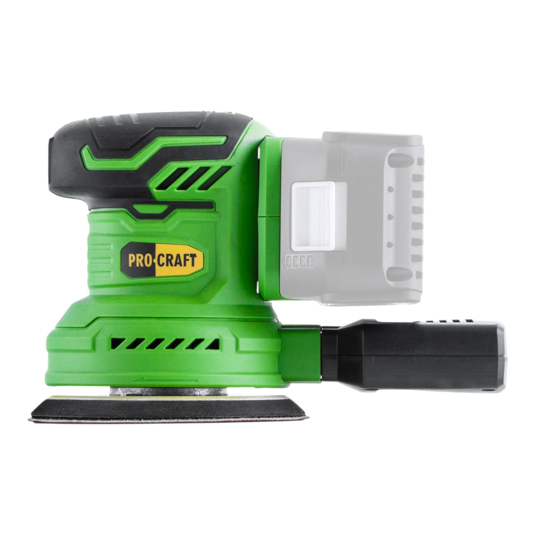 Lijadora excéntrica a batería Procraft PX20BLbb 20 V 125 mm sin escobillas + 1 batería de 4,0 Ah + cargador