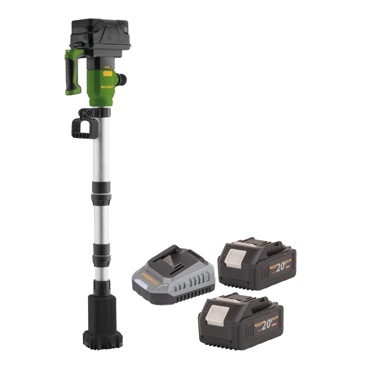 Bomba sumergible con batería Procraft CPN20bb 20 V 2725 l/h + 2 baterías de 4,0 Ah + cargador