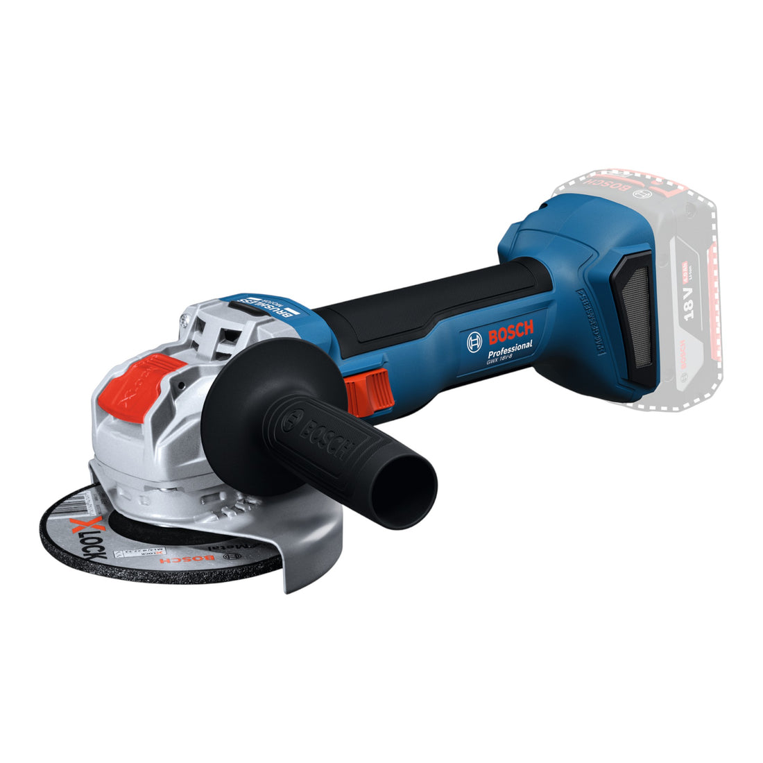 Amoladora angular a batería Bosch GWS 18V-8 Professional 18 V 125 mm ( 06019N9101 ) Brushless + L-Boxx - sin batería, sin cargador