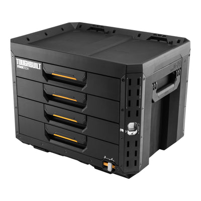 Toughbuilt STACKTECK Werkzeug Box abschliessbar mit 4 Schubladen 533 x 406 x 395 mm TB B1 D 74 0 - toolbrothers
