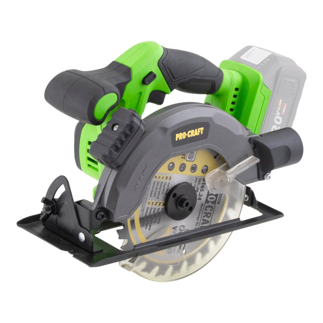 Sierra circular a batería Procraft PCA28bb 20 V 165 mm sin escobillas Solo - sin batería, sin cargador