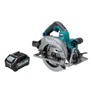 Sierra circular a batería Makita HS 003 GM1, 40 V máx., 190 mm, sin escobillas + 1 batería de 4,0 Ah —sin cargador—