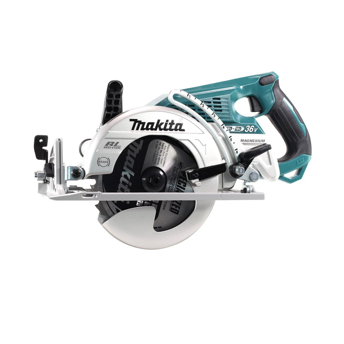 Makita DRS 780 Z Sierra circular sin cable 36V ( 2x18V ) 185 mm Brushless Solo - sin batería, sin cargador