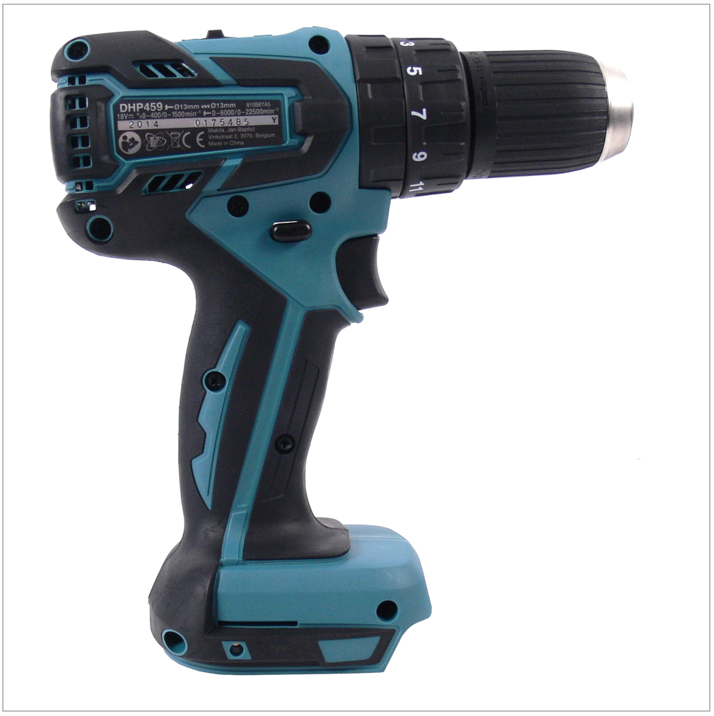 Makita DHP 459 Z 18 V Brushless Li-Ion Taladro percutor inalámbrico Solo - sin accesorios, sin batería, sin cargador
