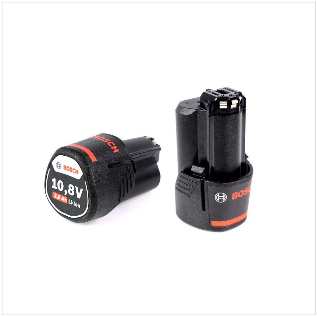 Juego básico de batería Bosch 2x GBA 10,8 V 2,0 Ah / 2000 mAh Li-Ion Professional ( 2607336879 )
