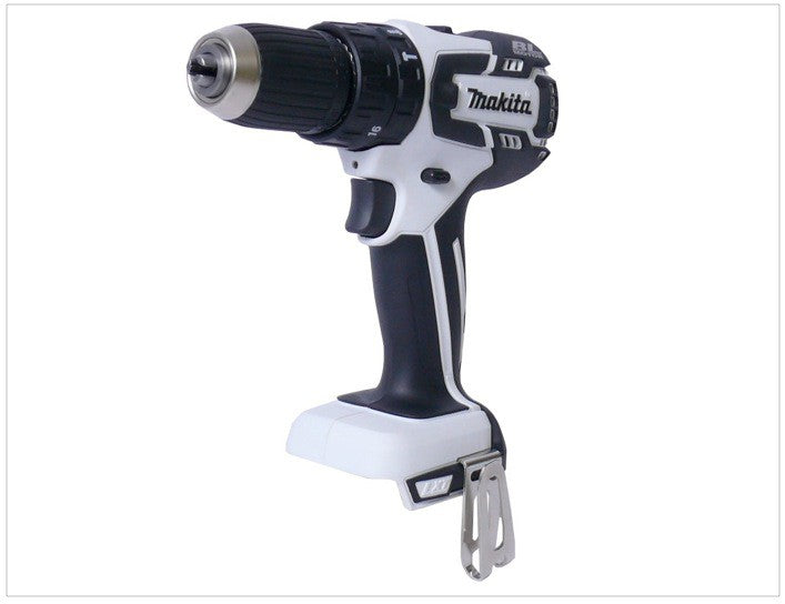 Taladro percutor inalámbrico Makita DHP 459 blanco 18 V Li-Ion solo - solo el dispositivo sin accesorios