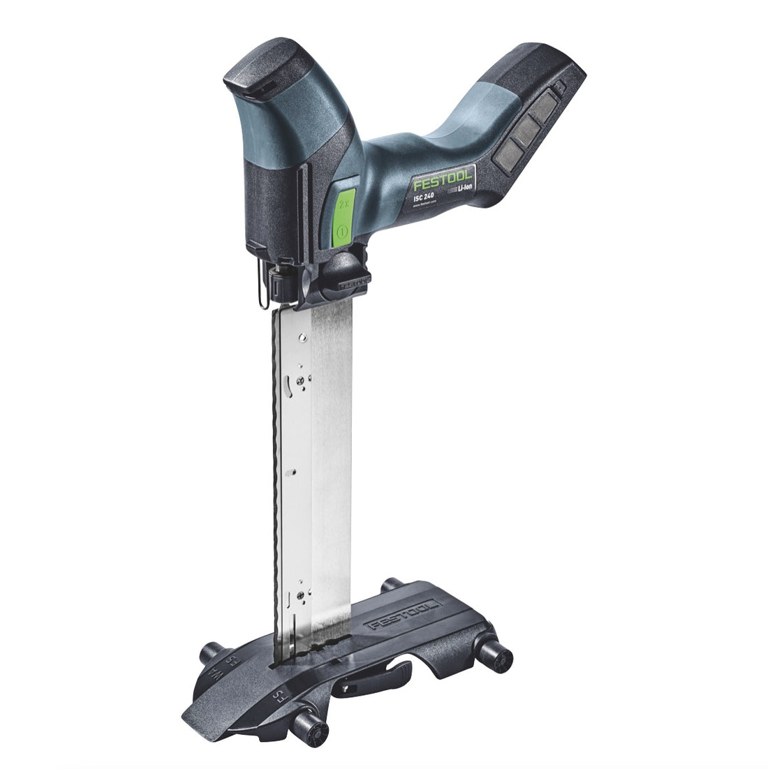 Sierra de arco sin cable Festool ISC 240 EB-Basic 18 V 240 mm + 1x batería 3,0 Ah + Systainer - sin cargador