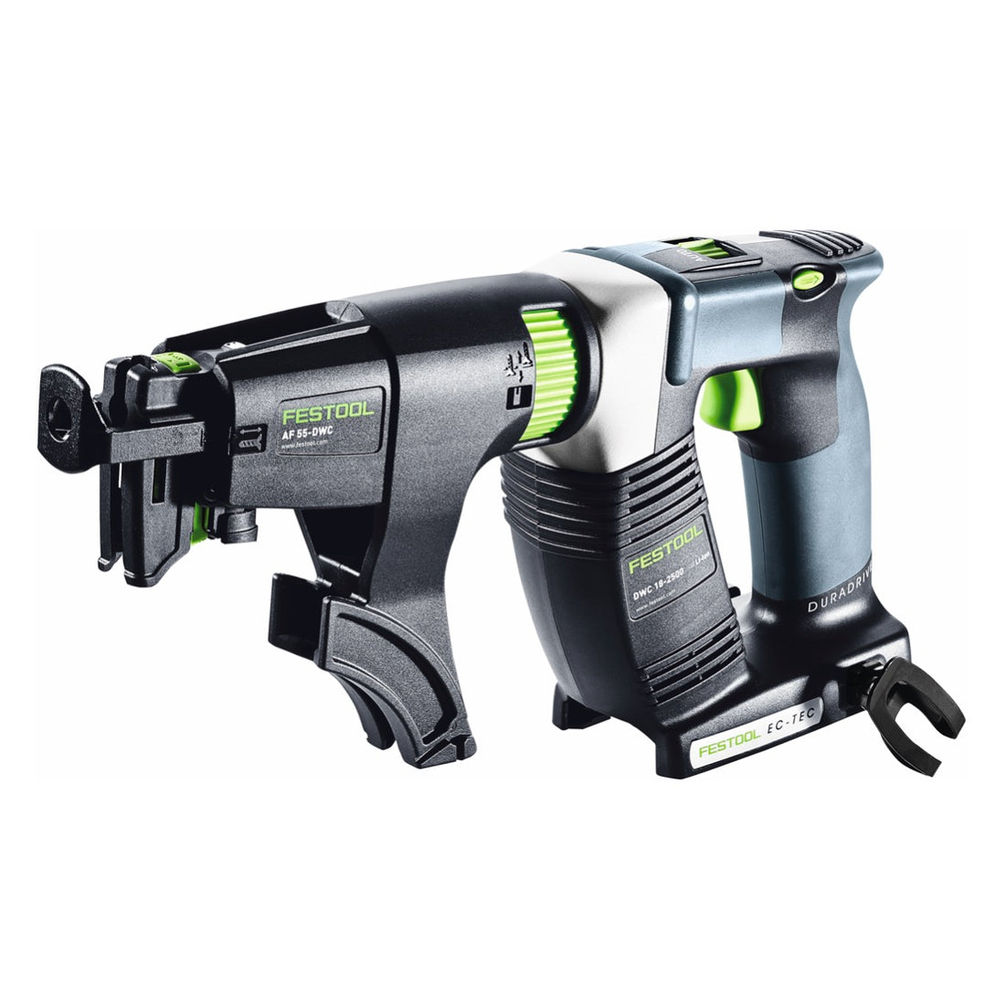 Festool DURADRIVE DWC 18-4500 Basic atornillador sin cable para la construcción 18 V 14 Nm sin escobillas + 1x batería recargable 3,0 Ah + cargador + systainer