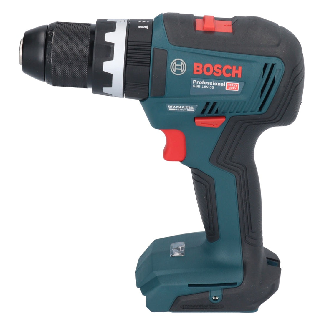 Bosch GSB 18V-55 Taladradora de percusión profesional sin cable 18 V 55 Nm sin escobillas + 1x acumulador 5,0 Ah + maletín - sin cargador