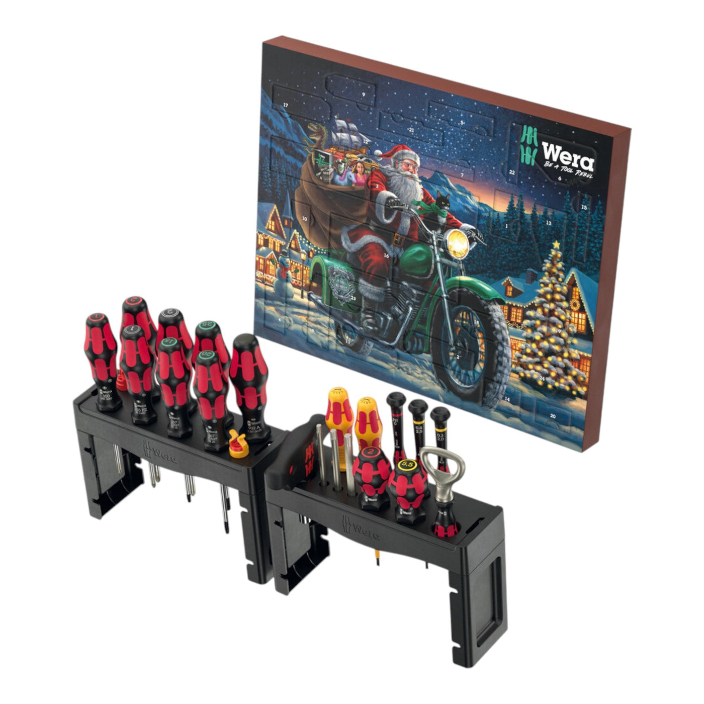 Wera Adventskalender 2025 Edition Handwerkzeug Set 28 tlg. ( 05136610001 ) PH / PZ / Torx / Schlitz