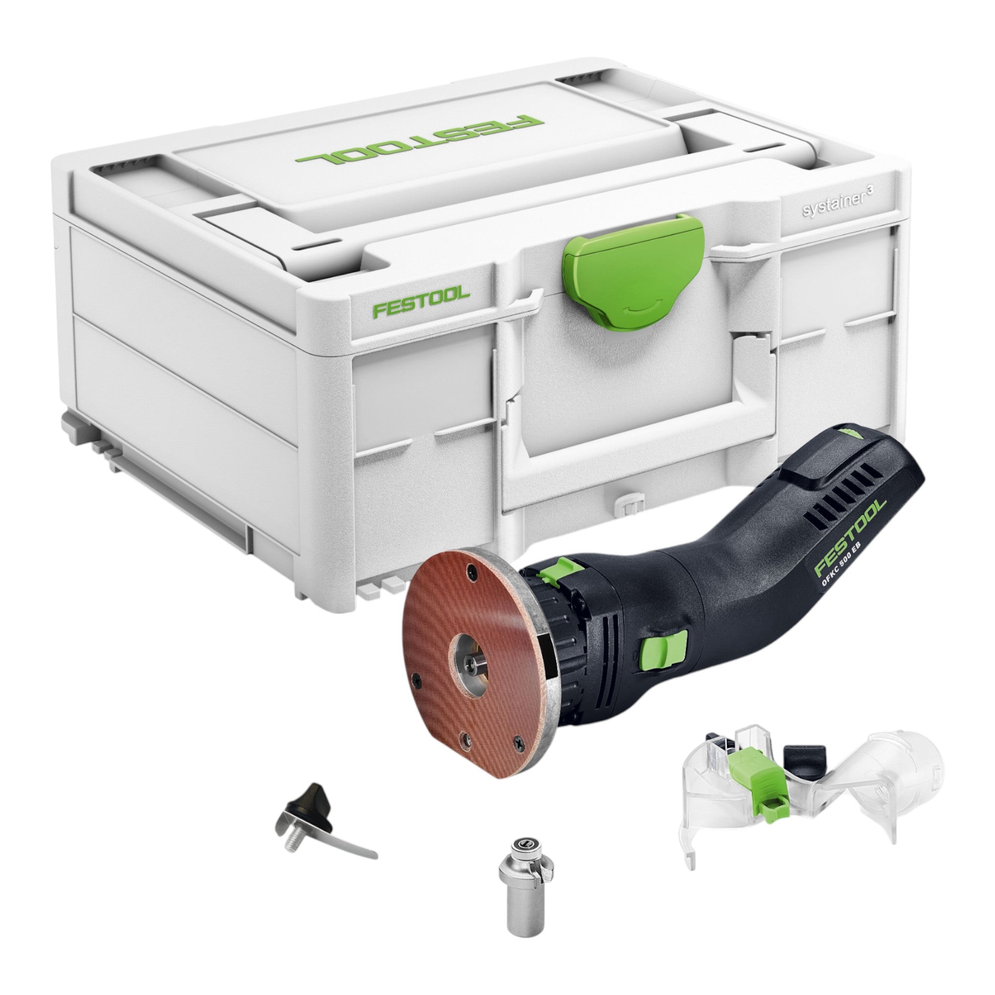 Festool OFKC 500 R3 EB-Basic Akku Kantenfräse 18 V 10 mm Brushless ( 577985 ) + Systainer - ohne Akku, ohne Ladegerät