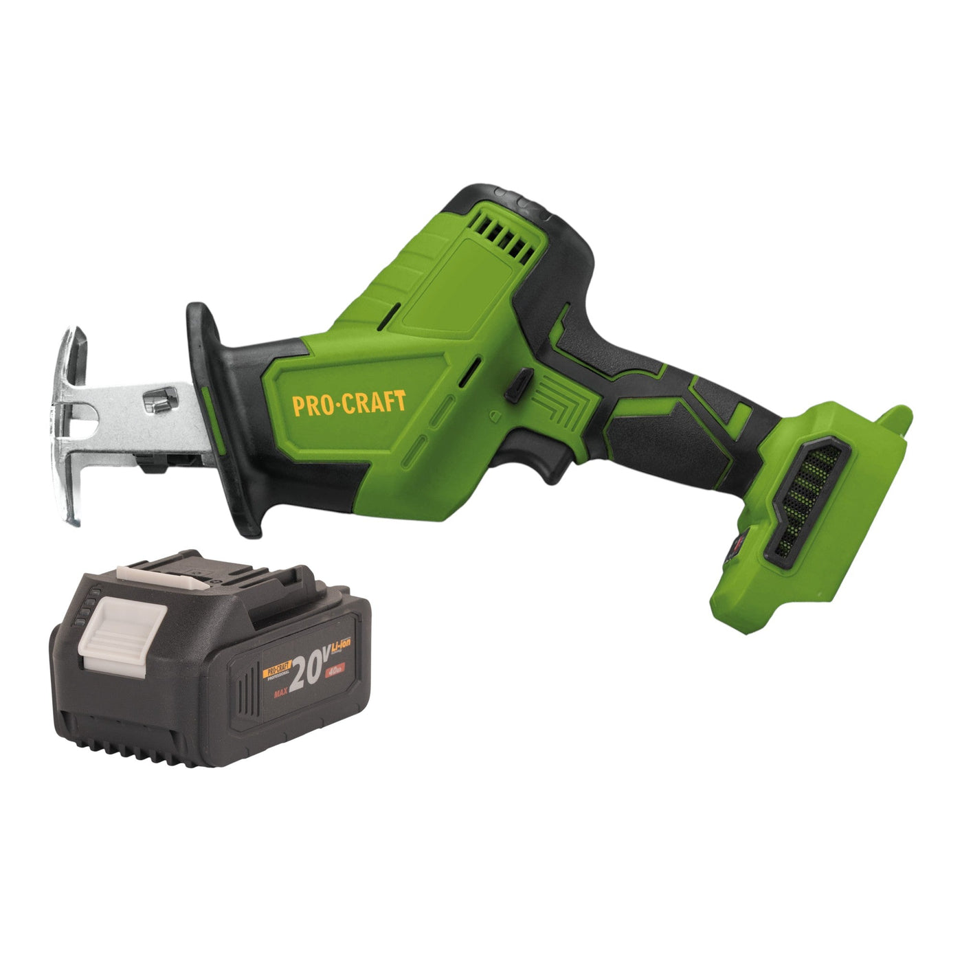 Procraft PSS36bb Akku Recipro Säbelsäge 20 V Brushless + 1x Akku 4,0 Ah - ohne Ladegerät