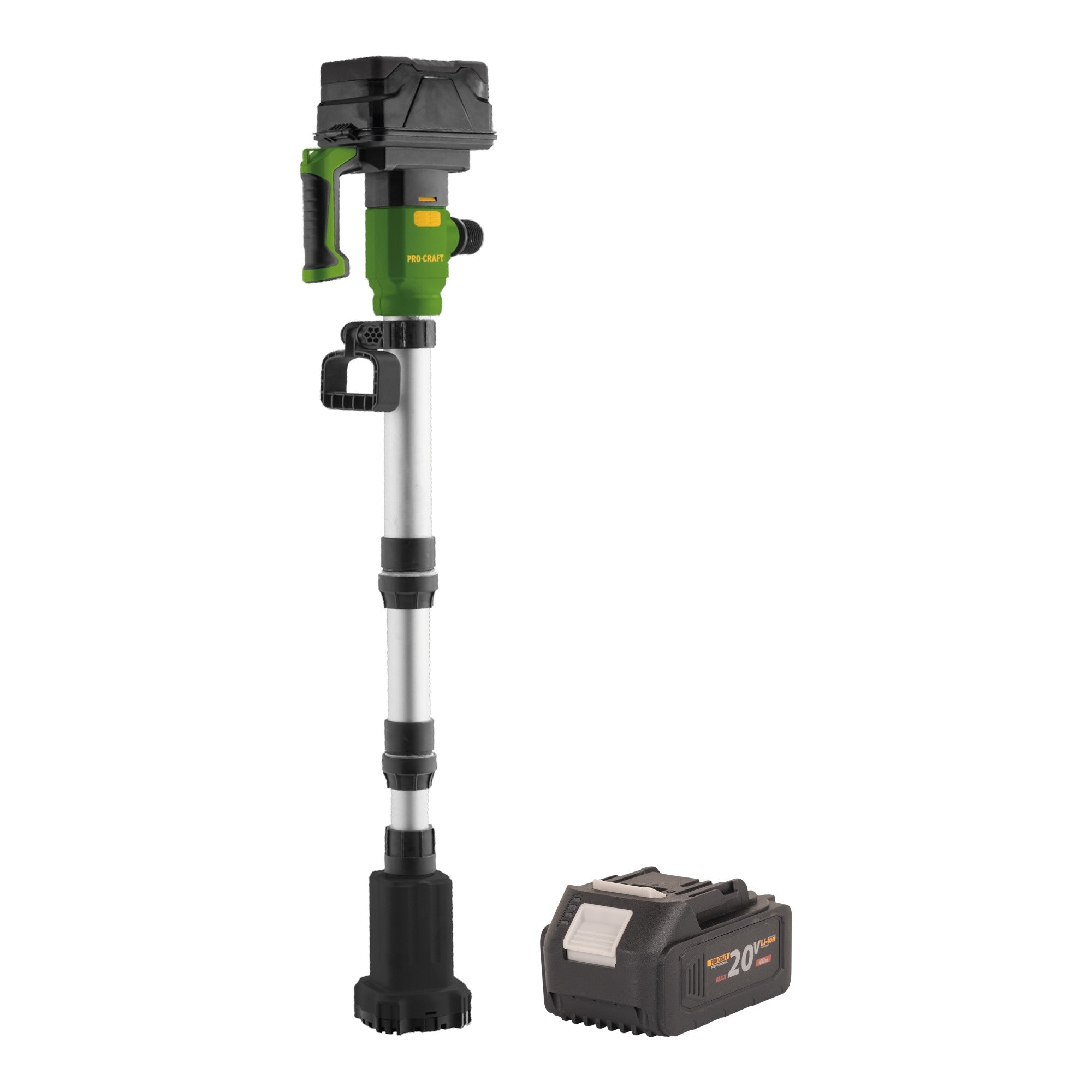 Procraft CPN20bb Akku Tauchpumpe 20 V 2725 l/h + 1x Akku 4,0 Ah - ohne Ladegerät