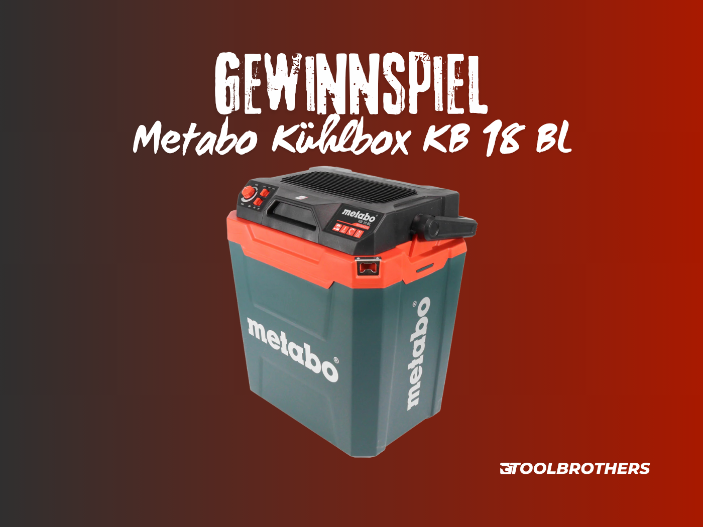 Gewinnspiel: Metabo Akku-Kühlbox KB 18 BL