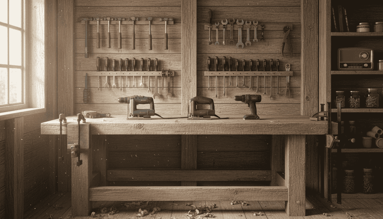 Budget-Werkstatt einrichten – die besten Tools & Marken für deinen Start