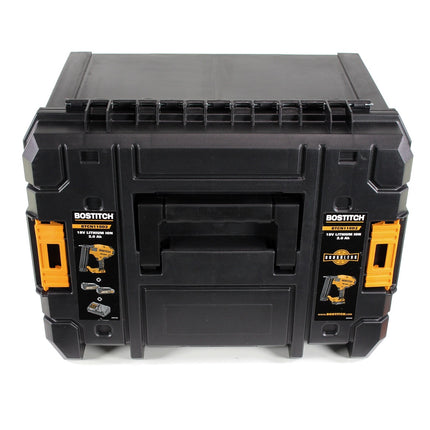 Bostitch BTCN 110 D2 Brushless 18 V Akku 18GA Stiftnagler mit 2 x 2,0 Ah Akku + Ladegerät in TStak VI Box - Toolbrothers