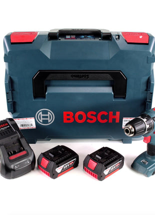 Bosch Professional GSR 18-2-Li Plus 18 V Akku Bohrschrauber in L-Boxx + 2x 6,0 Ah Akku + Schnellladegerät - Toolbrothers