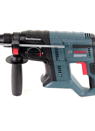 Bosch GBH 18V-20 Professional Akku Bohrhammer mit SDS-Plus Solo in Transportbox + 17tlg. Bohrer und Meißel Set - Toolbrothers