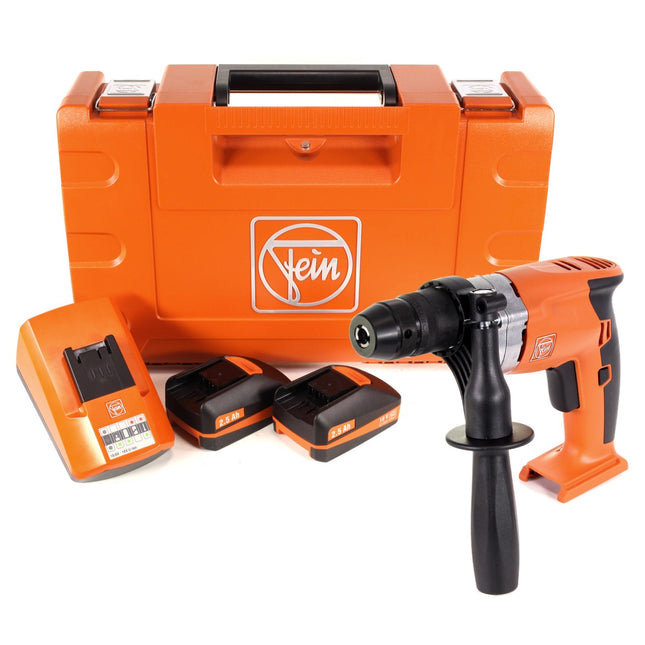 FEIN ABOP 6 C Brushless 18 V Li-Ion Akku Bohrmaschine bis 6 mm im Werkzeugkoffer + 2 x 2,5 Ah Akku + Ladegerät - Toolbrothers