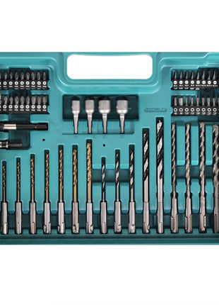 Makita HR 166 DSAE1 CXT 10,8 V Li-Ion Akku Bohrhammer mit SDS-Plus Aufnahme im Koffer + 2 x 2,0 Ah Akkus + Ladegerät + Bit & Bohrer Set - Toolbrothers