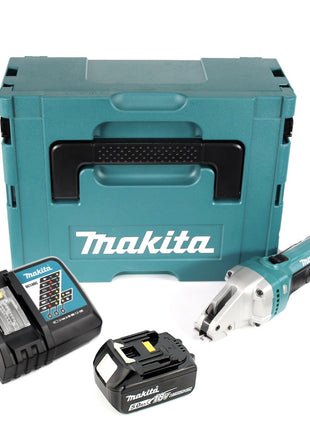 Makita DJS 101 RT1J Akku Blechschere 18V + 1x Akku 5,0Ah + Ladegerät + Makpac - Toolbrothers