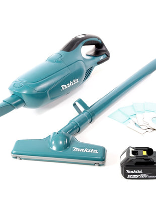 Makita DCL 182 T1 Akku Staubsauger 18 V + 1x Akku 5,0 Ah - ohne Ladegerät - Toolbrothers