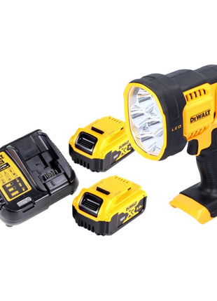 DeWalt DCL 043 Akku LED Lampe 18 V 1000 lm + 2x Akku 5,0 Ah + Ladegerät - Toolbrothers