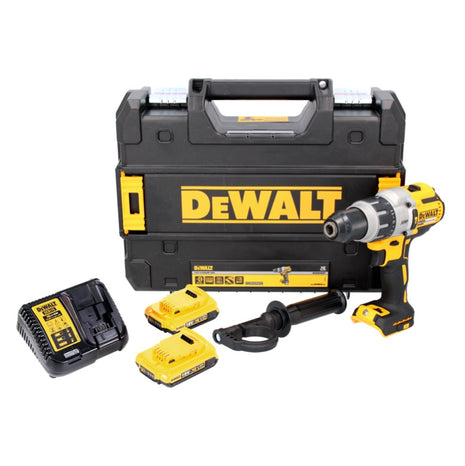 DeWalt DCD 996 D2 Akku Schlagbohrschrauber 18 V 95 Nm Brushless + 2x Akku 2,0 Ah + Ladegerät + TSTAK - Toolbrothers