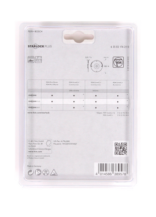 FEIN HSS Starlock Plus Sägeblatt 1 Stk. rund Ø 100 x 0,8 ( 63502176210 ) BI-Metall - Toolbrothers