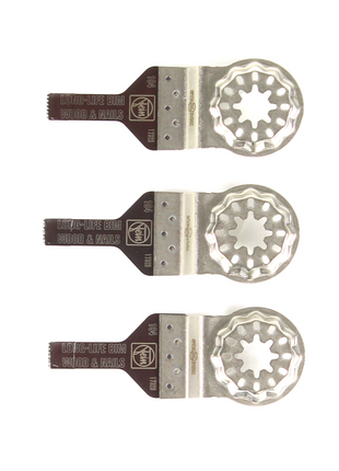 FEIN Long-Life E-Cut Starlock Sägeblatt 3 Stk. 30 x 10 mm  ( 63502184220 ) BI-Metall - Toolbrothers