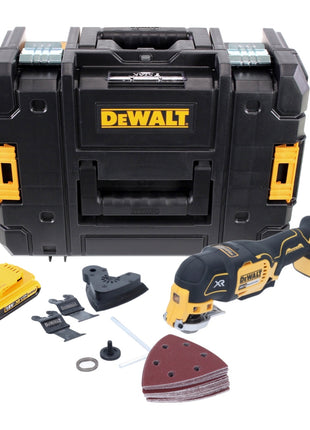 DeWalt DCS 355 NT Akku Oszillierer Multitool 18 V Brushless + 1x Akku 2,0 Ah + 29 tlg. Zubehör + TSTAK - ohne Ladegerät - Toolbrothers