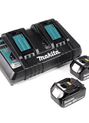 Makita DUB 362 PT Akku Laubbläser 36V + 2x Akkus 5,0Ah + Doppellladegerät - Toolbrothers