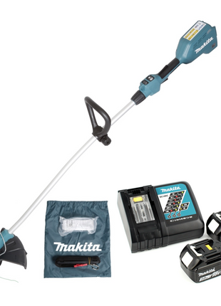 Makita DUR 184 LRF Akku Rasentrimmer 18V 300mm Brushless + 2x Akku 3,0Ah + Ladegerät - Toolbrothers