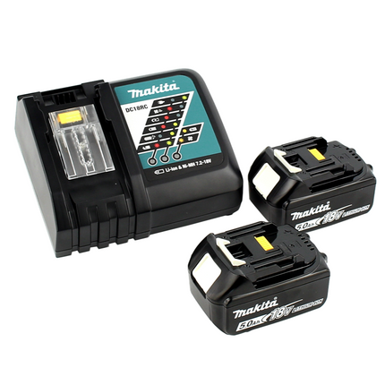 Makita DUR 184 RT Akku Rasentrimmer Motorsense 18V + 2x Akkus 5,0Ah + Schnellladegerät - Toolbrothers