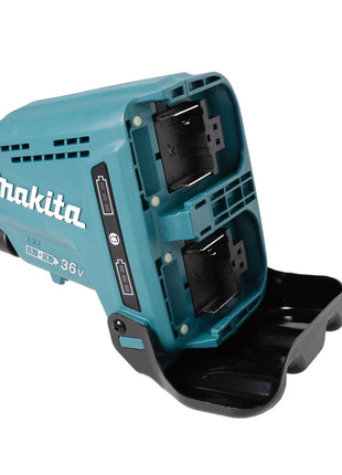 Makita DUR 364 LUM2 Akku Rasentrimmer 36V ( 2x 18V ) 250/350mm Brushless + 2x Akku 4,0Ah + Doppelladegerät - Toolbrothers