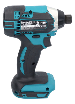 Makita DTD 152 SF1J-R Akumulatorowy klucz udarowy 18 V 165 Nm 1/4" + 1x akumulator 3,0 Ah + ładowarka + RHINO