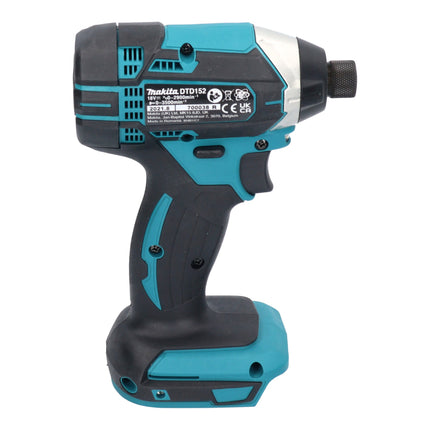 Makita DTD 152 SFJ-R Clé à choc sans fil 18 V 165 Nm 1/4'' + 2x batterie 3,0 Ah + chargeur + RHINO