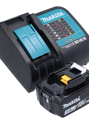 Makita DTD 155 SF1J-R akumulatorowy klucz udarowy 18V 140Nm bezszczotkowy + 1x akumulator 3.0 Ah + ładowarka + RHINO