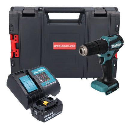 Makita DHP 483 SF1J-R trapano a percussione a batteria 18V 40Nm + 1x batteria ricaricabile 3,0 Ah + caricabatterie + RHINO