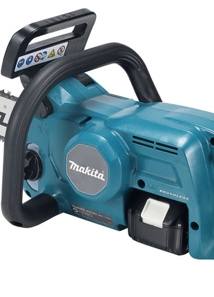 Motosierra a batería Makita DUC 357 RMX3 18 V 35 cm sin escobillas + 1x batería 4,0 Ah + cargador