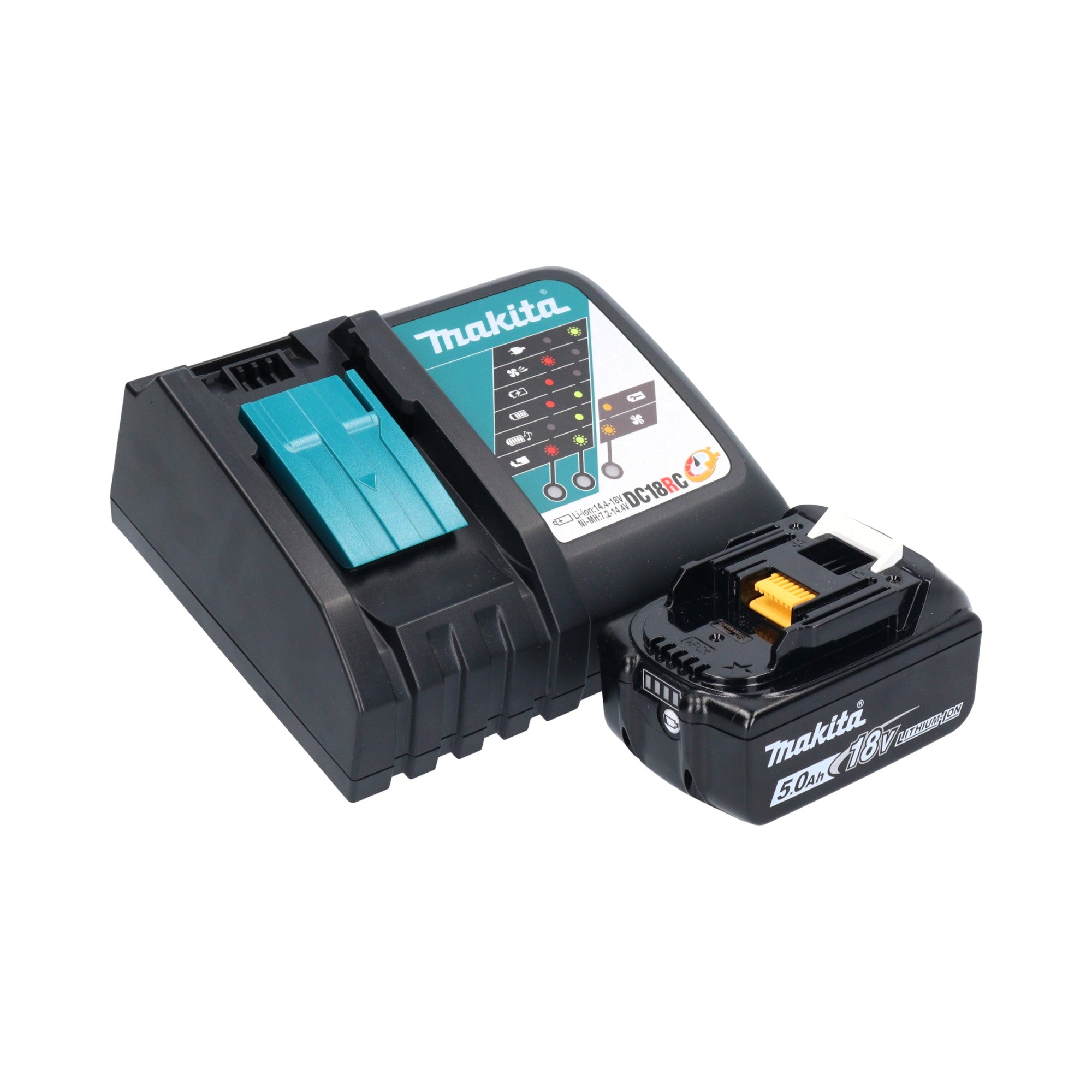Makita DUC 357 RTX3 Akku Kettensaege 18 V 35 cm Brushless 1x Akku 5 0 Ah Ladegeraet 2 - toolbrothers