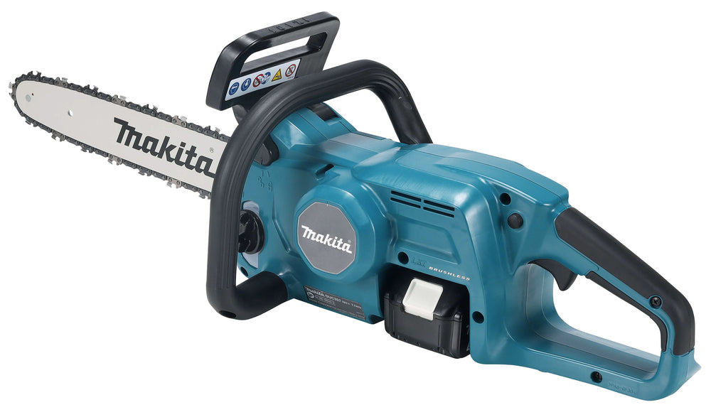 Makita DUC 357 RT2X3 Akku Kettensaege 18 V 35 cm Brushless 2x Akku 5 0 Ah Ladegeraet 3 - toolbrothers
