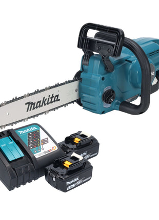 Motosierra a batería Makita DUC 357 RG2X3 18 V 35 cm sin escobillas + 2x baterías 6,0 Ah + cargador