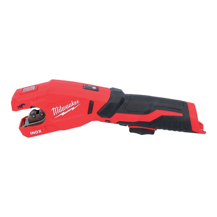 Milwaukee M12 PCSS-501C cortatubos de acero inoxidable a batería 12 V 12 - 28 mm + 1x batería 5,0 Ah + estuche - sin cargador