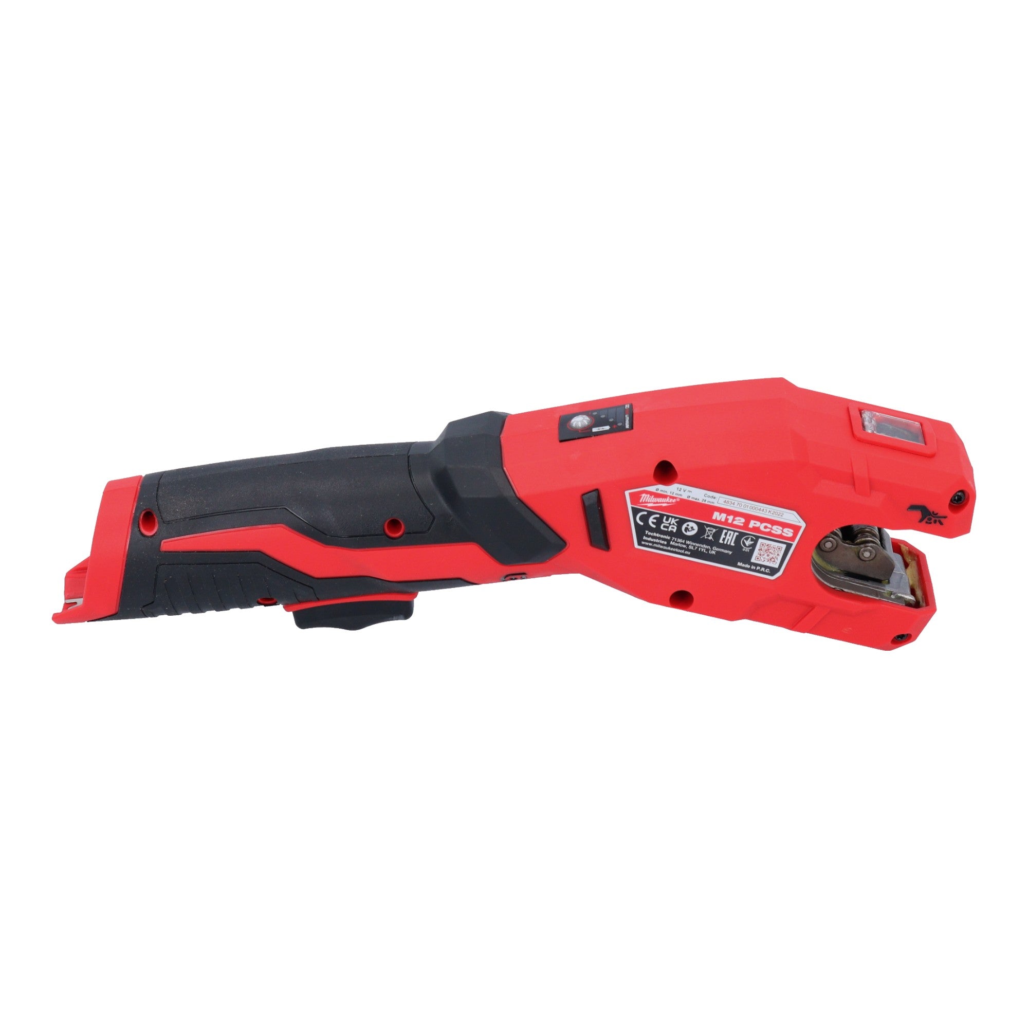 Milwaukee M12 PCSS 601C Akku Edelstahl Rohrabschneider 12 V 12 28 mm 1x Akku 6 0 Ah Ladegeraet Koffer 4 - toolbrothers